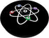 Billiards Atom Science Shirt for 8-Ball Pool Lovers PopSockets Swappable PopGrip