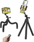 Phone Tripod, Flexible Tripod with 4-Axis Angle Adjustment, Unique 360° Rotating Holder for iPhone, Android Phone, DSLR