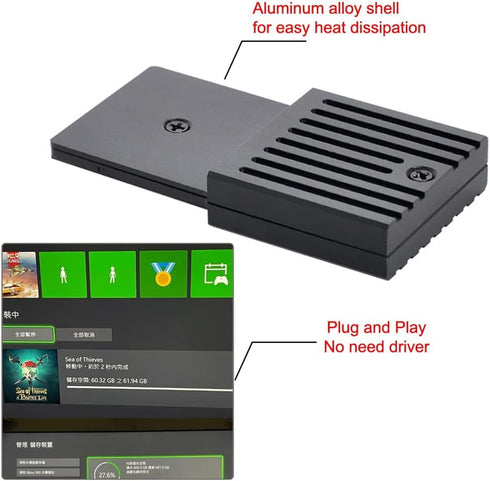 NFHK CF-Express Type-B to M.2 NVMe 2230 M-Key Adapter CFE for Xbox Series X&S CH SN530 SSD PCIe4.0 Memory Card