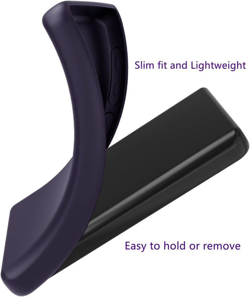 Fotosuncy Mp3 G1 G3 4.0 inch, Player Case for innioasis Slim Fit Soft TPU Matte Cover with Cleaning Cloth Purple