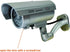 Dummy Security Camera Bullet Fake Indoor Outdoor CCTV Surveillance System with Realistic LEDs and Warning Stickers