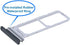 MMOBIEL Dual SIM Card Slot Tray Holder Replacement for Samsung Galaxy Note 20 / Note 20 5G 2020 - Gray