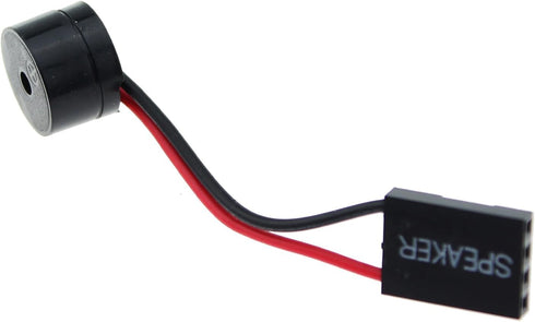 4PCS Computer Case Buzzer Cabinet Speaker PC Internal BIOS Mini Plug Motherboard Small Alarm Speaker with Plug Black