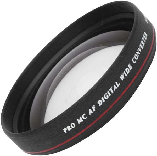 Wide Angle Lens Filter, 62mm 0.45X Ultra Slim for Nikon SLR Cameras and Camcorders