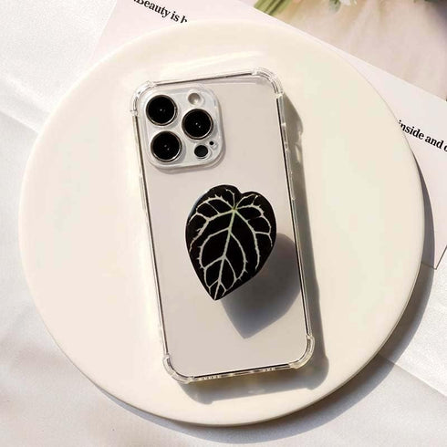 COMMONKUNST Tropical Rare Leaf Plant Multi-Functional Collapsible Expandable Mobile Phone Grip & Kickstand (Anthurium