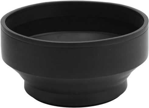 67mm Camera Lens Hood, Rubber Metal Collapsible Lens Hood for Various Brands, Reduces Sunlight and Enhances Photography