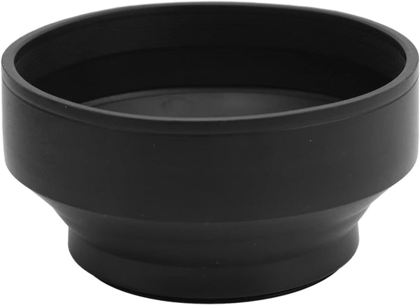 67mm Camera Lens Hood, Rubber Metal Collapsible Lens Hood for Various Brands, Reduces Sunlight and Enhances Photography