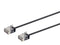 Monoprice Cat6 Ethernet Patch Cable - Snagless, 1 Feet, 550MHz, UTP, 32AWG, Black - Micro SlimRun Series
