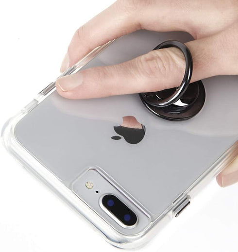 Case-Mate Phone RINGS Holder, Universal Phone Grip Stand in Solid Black