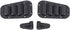 Set -4 1/10 RC Car Intake Grille & Engine Cover Hinge, Plastic Intake Grilles Engine Cover Hinges with Stickers