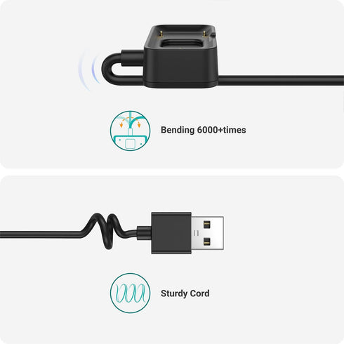 Cuifati Magnetic USB Charging Cable for Withings Pulse HR, 1M Replacement Charger Cable