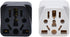 2-Pack ALINNA US Travel Plug Adapter, EU to US Plug Converter, Universal EU UK AU CN JP to USA (Type B)