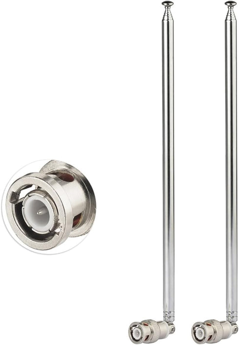 SZSAUTO Police Radio Scanner Antenna 20-1300MHz BNC Male 7 Section Telescopic Handheld Ham