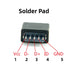 chenyang 50 Pack Micro USB DIY Connector - Micro USB Type B 5Pin Female Socket Port Repair Adapter