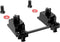 DUROCK Stabilizer V2, PCB Mount Keyboard Stabilizers with 2u 6.25u 7u Wires for Mechanical Keyboards (V2 Nero 80% Kit)