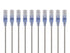 Cat6A 5 (10 Pack) RJ45 550Mhz 10G 30AWG Monoprice Ethernet Patch Cable - Feet - Orange Snagless UTP Pure Bare Copper