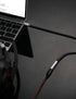 DUKABEL Headphone Extension Cable, 3.5mm TRRS Male to Female Stereo Audio Cable for Smartphone, PC, TV, and More