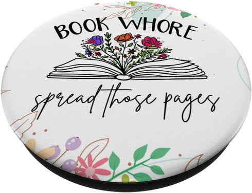 Reader Bookworm Literature Poet Book Lover Spread Those Page PopSockets Standard PopGrip