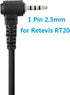 Retevis RT20 2 Way Radio Earpiece with Speaker Mic, Compatible with Retevis RT20 Walkie Talkies, 3 Pack