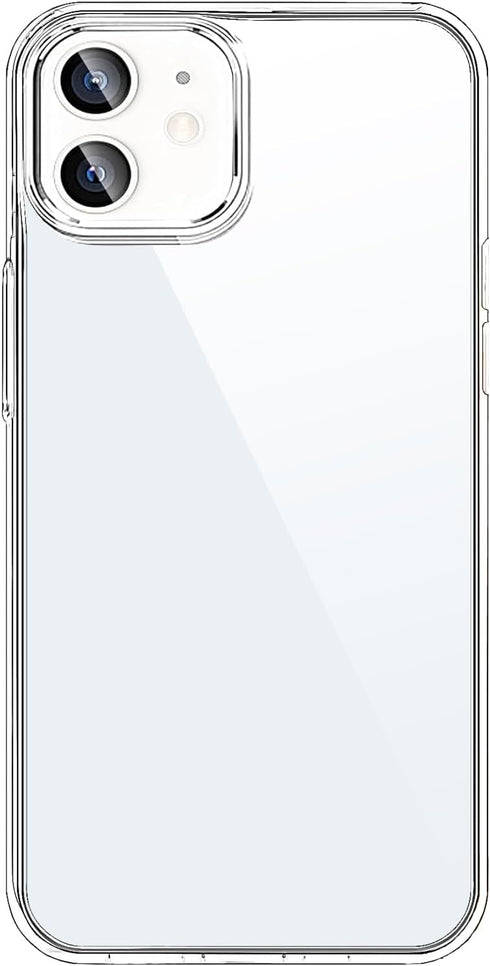 TENOC Phone Case for iPhone 12 & 12 Pro - Clear Shockproof Protective Bumper Slim Cover for 6.1 Inch