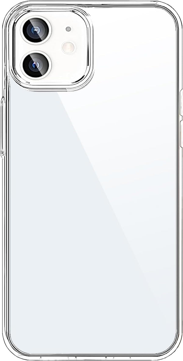 TENOC Phone Case for iPhone 12 & 12 Pro - Clear Shockproof Protective Bumper Slim Cover for 6.1 Inch