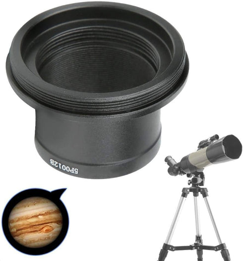 1.25 Inch T Adapter Telescope Camera Adapter, 1.25" T Mount Eyepiece Lens Ring with M42 x 0.75 Thread