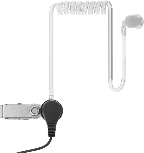 Walkie Talkie Earpiece Headset for Motorola Radio, Covert Acoustic Tube and PTT Mic (1 Pack) for cls1410, cls1110,
