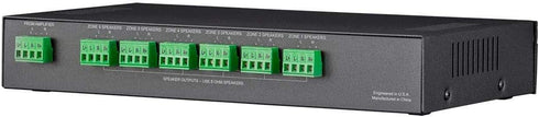 Monoprice SS-6 Premium 6 Channel Speaker Selector with Impedance Protection, Black
