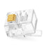 NECABLES 20-Pack RJ11 6P4C Telephone Modular Plug Connector for Phone Line Cord, Solid and Stranded Wire Compatible