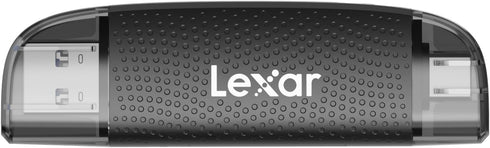 Lexar Dual-Slot USB-A/C Reader, Up to 205MB/s Transfer Speed, Supports SD and microSD