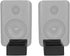 Monoprice 15 Tilted Wedge Desktop Speaker Stands for Medium Sized Speakers, Speaker Riser, Anti-Vibration, Degrees