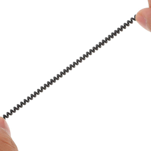 NUOBESTY Plastic Elastic Tether Lanyard for Touch Pens 8pcs Retractable Coiled Spring Anti-Lost Stylus Pen Lanyards Tablet Touchscreen Tether with Silicone Rings