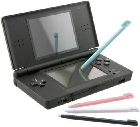 LightFairy 10PCS Colorful Touch Stylus Pen Smooth Plastic Pen Replacement for Nintendo DS Lite DSL NDSL (Black)