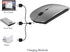KLO Wireless Bluetooth Mouse for MacBook and More - Rechargeable (Grey)