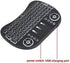 Mini i8 2.4G Air Mouse Wireless Keyboard with Touchpad, Rechargeable Handheld Remote for Smart TV, Android TV Box,