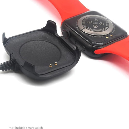 PurYupearl HW22 (30cm) Black Charging Cable Charger Cord for Smartwatch Intelligent Watch Magnetic Charger Dock Holder