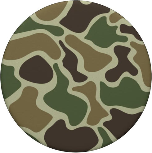 Ozark Timber Deep Woods Vintage Duck Camo Classic Hunting PopSockets Standard PopGrip