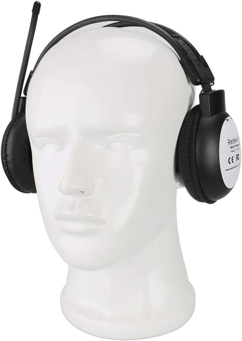 Retekess TR101 Digital Wireless FM Radio Headphones for Mowing, Walking, Riding - AA Battery Powered (Pack of 1)