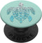 Light Blue Turtle Green Mint Color Effect PopSockets Standard Grip