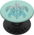 Light Blue Turtle Green Mint Color Effect PopSockets Standard Grip