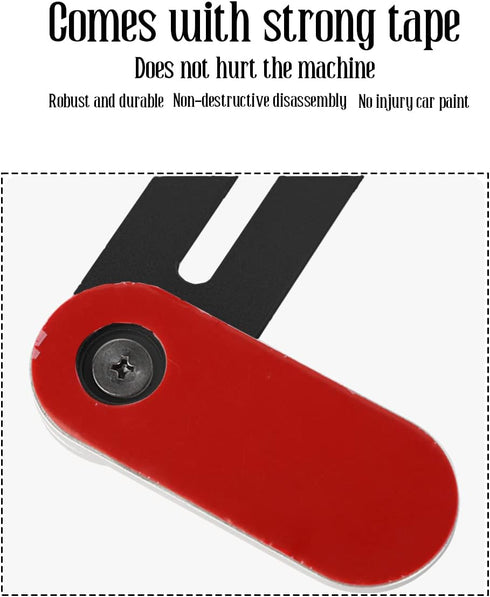 Magnetic Car Phone Mount, Invisible Design for Tesla Model 3/X/Y/S, Strong Magnet and 90° Rotation, Foldable Holder