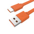 Charge 4 Type C Charger Cable for Flip 5, Charge 4, JRPOP Speaker, Endurance Peak, CHARGE4BLKAM (Orange)