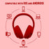 Bluetooth Headphones Over Ear, 68H Playtime Wireless Headset with Microphone, HiFi Stereo Foldable Lightweight Deep