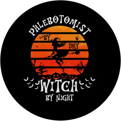 Funny Halloween Costume PopSockets Standard PopGrip - Phlebotomist By Day Witch By Night