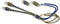 Kicker 46KISL K-Series Interconnect, Speaker Wire to RCA Adapter