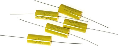 MEETOOT 5pcs Audio Frequency Divider MKTA-E 4.7J100V Polypropylene Capacitor for Audio Amplifier