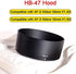 Camera Lens Hood Compatible for Nikon D3500 D7500 D850 w/AF-S NIKKOR 50mm f/1.4G & 50mm F1.8G Lens (Replace HB-47)