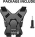 SUREWO Motorcycle Helmet Chin Strap Mount for GoPro Hero 12 11, 10, 9, 8, 7, 6, 5, DJI Osmo Action 3, AKASO
