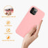 DTTO Shockproof Case Compatible with iPhone 12/12 Pro, Romance Series, Crystal Pink with Camera Protection