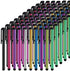 Stylus Pens for Touch Screens, 100 Pieces Universal Colorful Long Metal Touch Screen Pens for iPad, iPhone, Android,